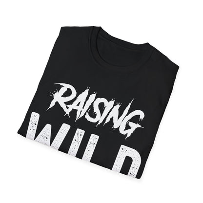 Womens Raising Wild Things Mom Cute Mothers Day Birthday T-Shirt