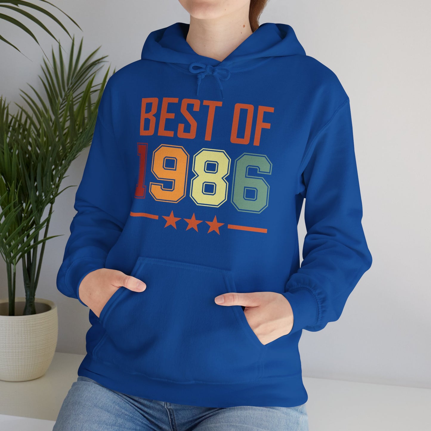 Funny Vintage Best of 1986 40 Year Old Gift 40th Birthday Hoodie For Men Women Hoodie