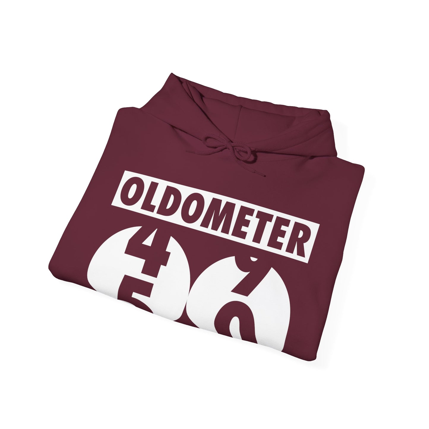 Funny Oldometer Odometer 50th Birthday Gift 50 yrs Old Joke Hoodie For Men Women Hoodie