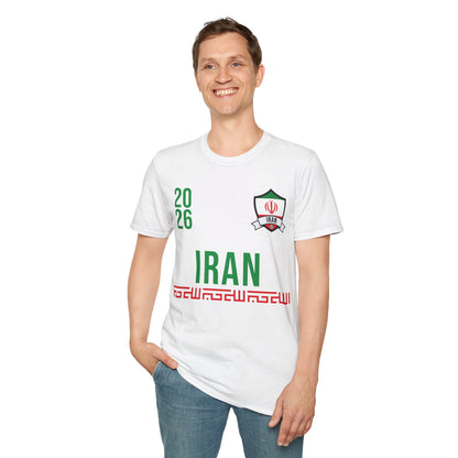Iran Soccer Tee Flag Football Shirt Gift USA 2026 T-Shirt