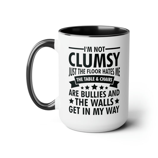 Funny Clumsy Mug I'm Not Clumsy Hilarious Retro Vintage Coffee Mug For Men Women