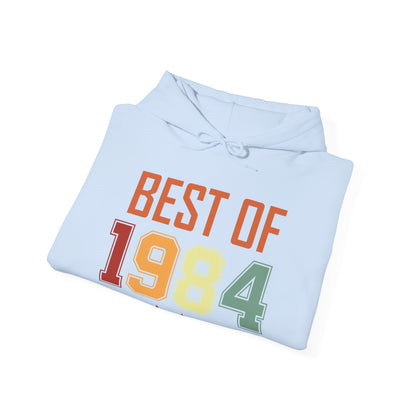 Funny Vintage Best of 1984 40 Year Old Gift 40th Birthday Hoodie For Men Women Hoodie