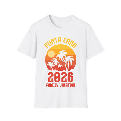 Punta Cana 2026 Family Vacation Vacay Beach Summer Holiday T-Shirt
