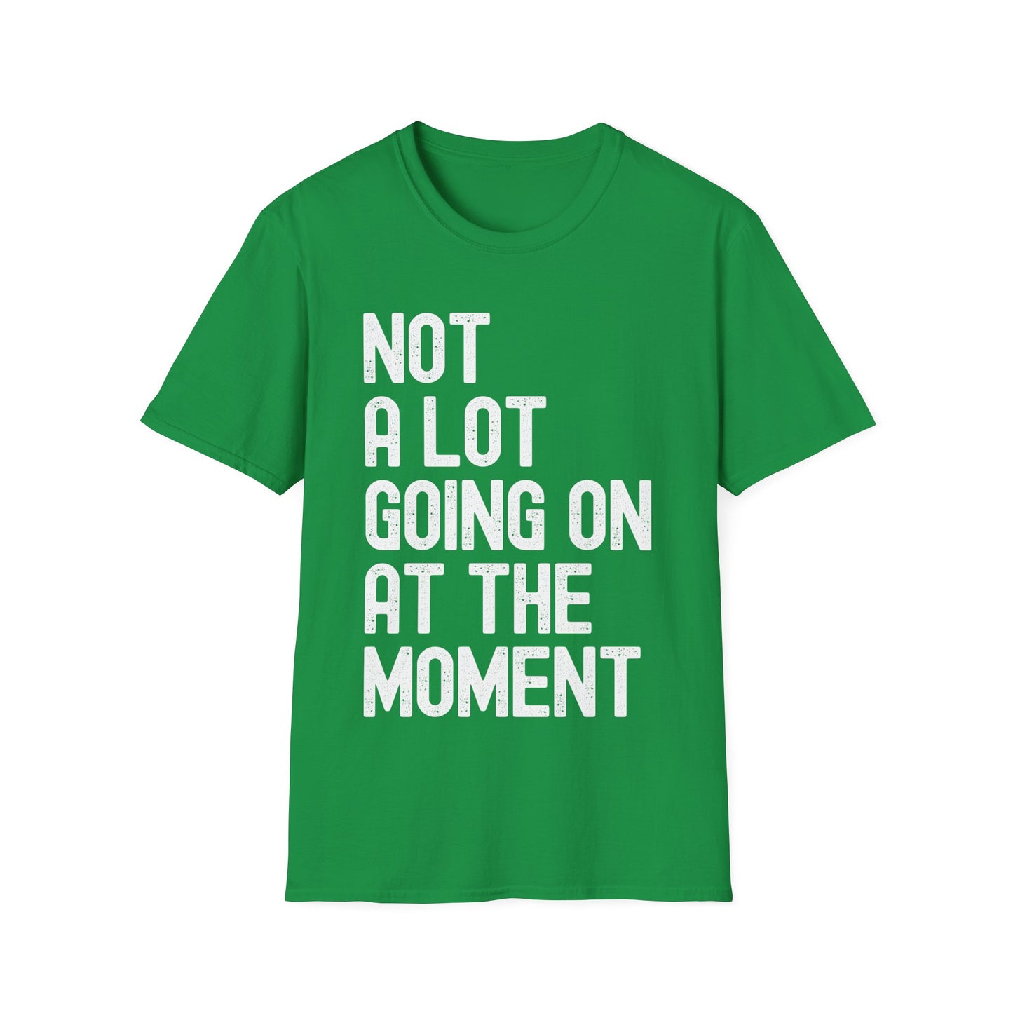 Funny Not a Lot Going on at the Moment Distressed T-Shirt For Men Women