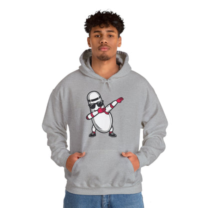 Funny Bowling Pin Dabbing Sunglasses Bowler Player Hoodie For Men Women Hoodie