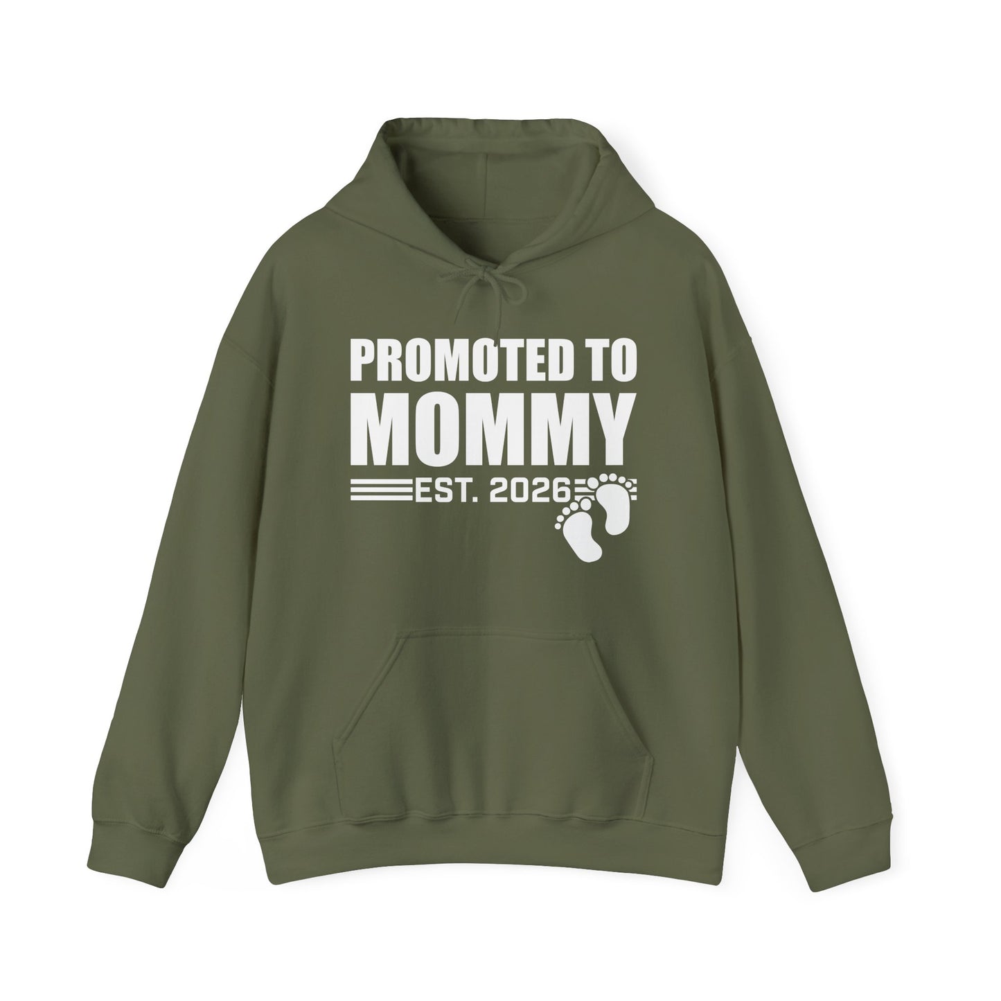 Promoted To Mommy 2026 Pregnancy Announcement Mothers Day Mom To Be Hoodie