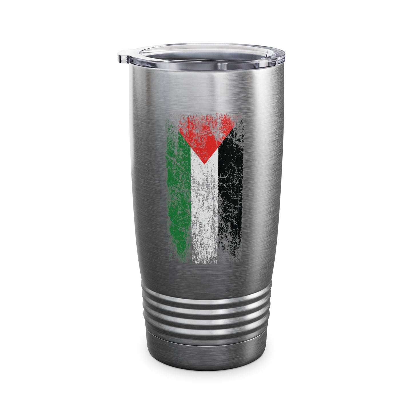 Distressed  Palestine Flag I love Palestine Gaza Vintage Tumbler For Men Tumbler