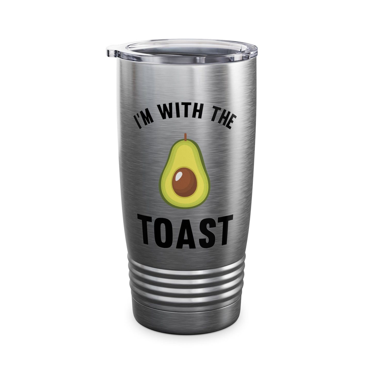 Funny I Am with The Toast Avocado Halloween Costume Tumbler Men Women