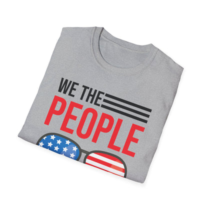 Funny We The People Like to Party Drinking 4th of July USA Independence Day T-Shirt For Men Women