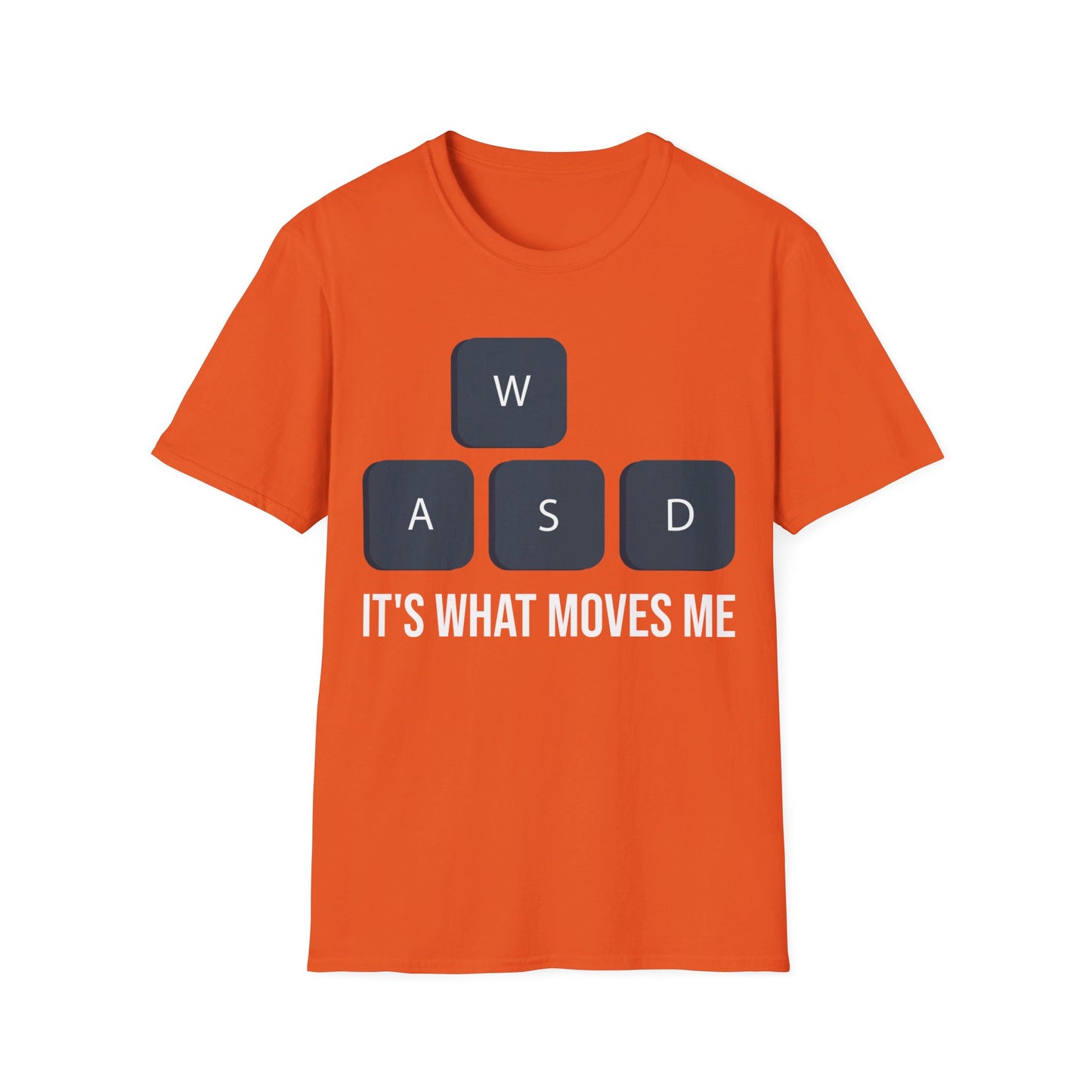 WASD It's What Moves Me Funny Computer Video Games Gamer PC Gaming T-Shirt