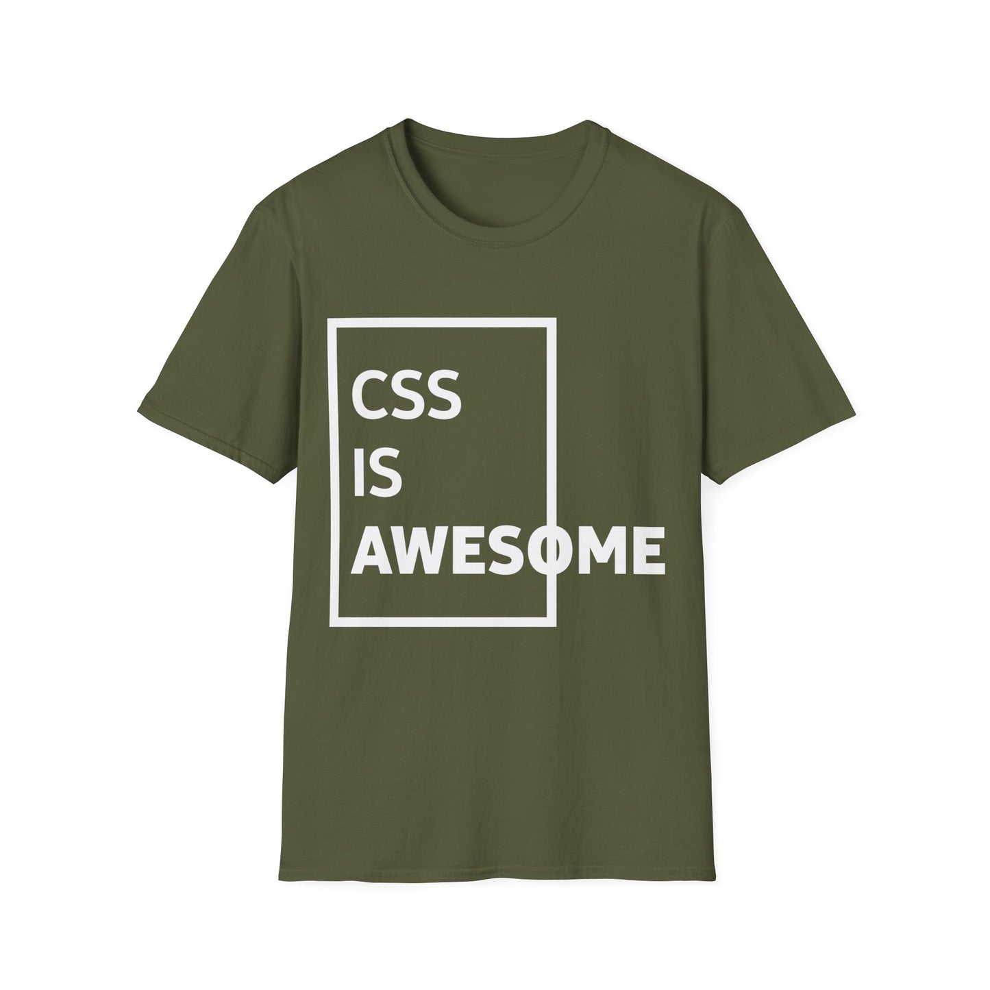 CSS Is Awesome Programmer Web Front End Developer Tshirt