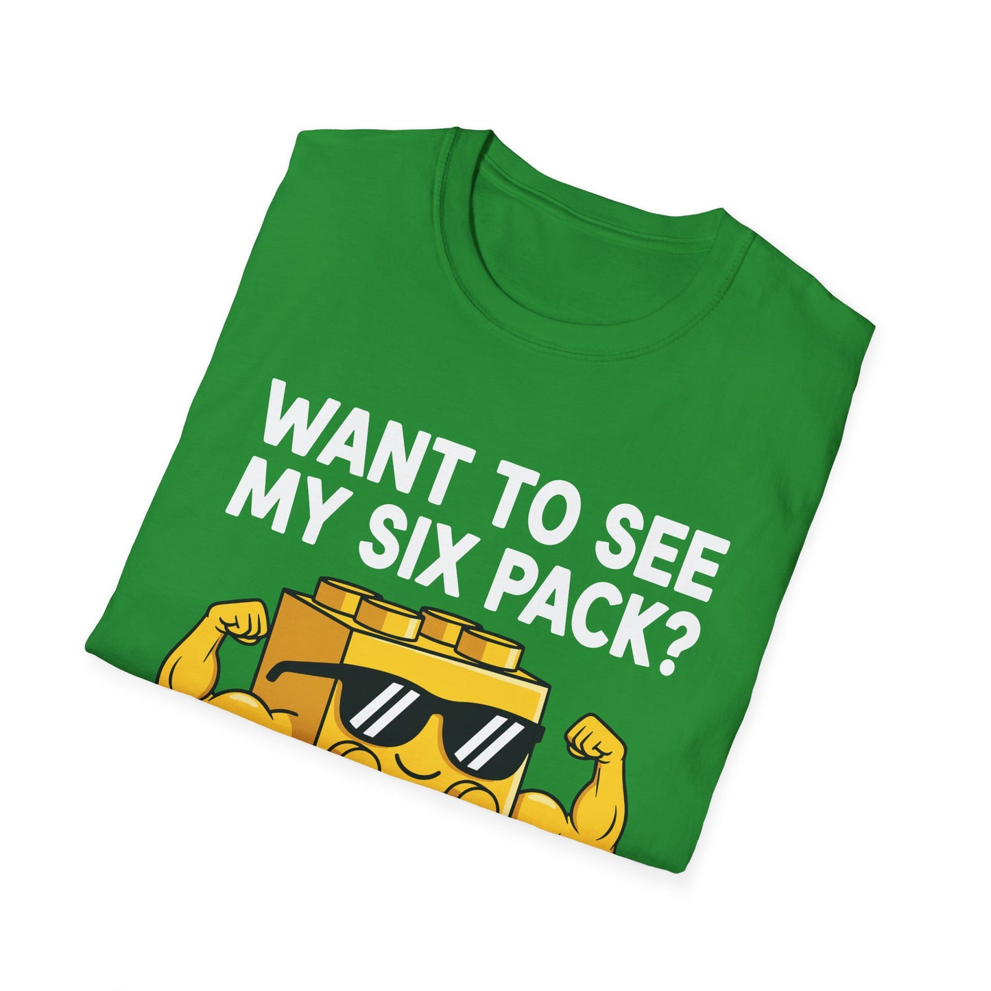 Want to See My Six Pack Bricks Lover Master Builder T-Shirt