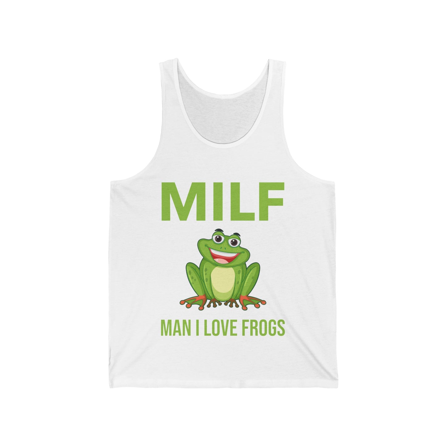 Funny Milf Man I Love Frogs Sarcastic Frog Lovers Tank Tops