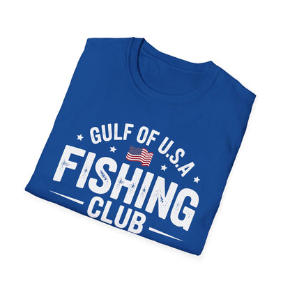 Funny Gulf of US America Fishing Club Hobby Fisher T-Shirt For Men Women