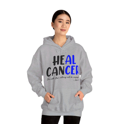 Colon Cancer Faith Bible Verse CRC Awareness Support Heal Family Hoodie For Men Women