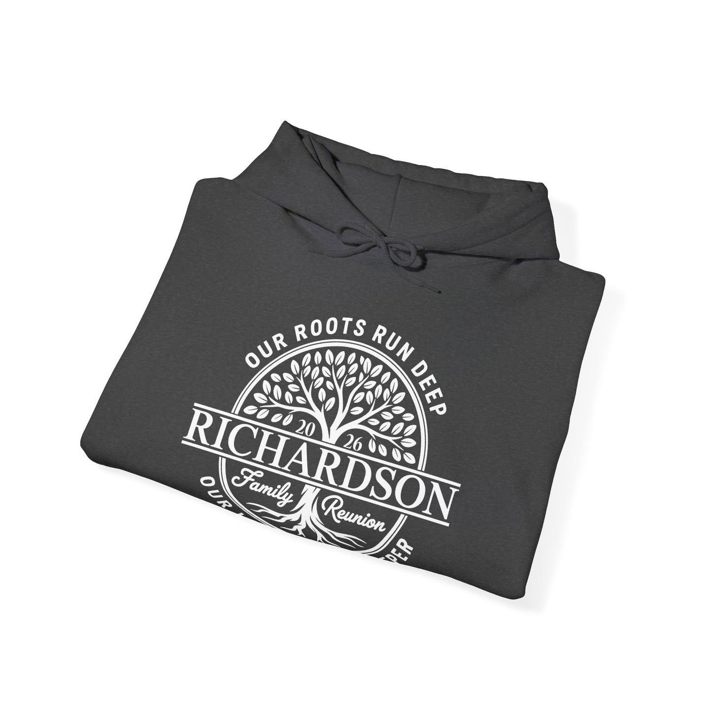 Personalized Richardson Family Reunion Our Roots Run Deep Hoodie For Men Women