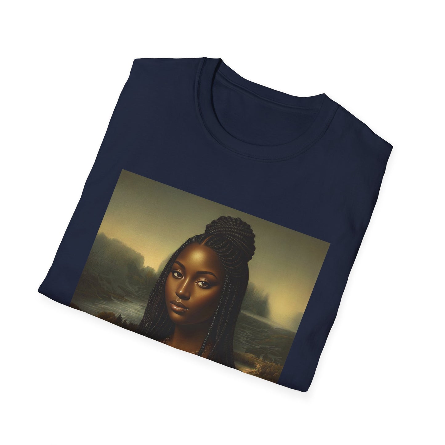 Black Mona Lisa African American Black History Month Funny T-Shirt