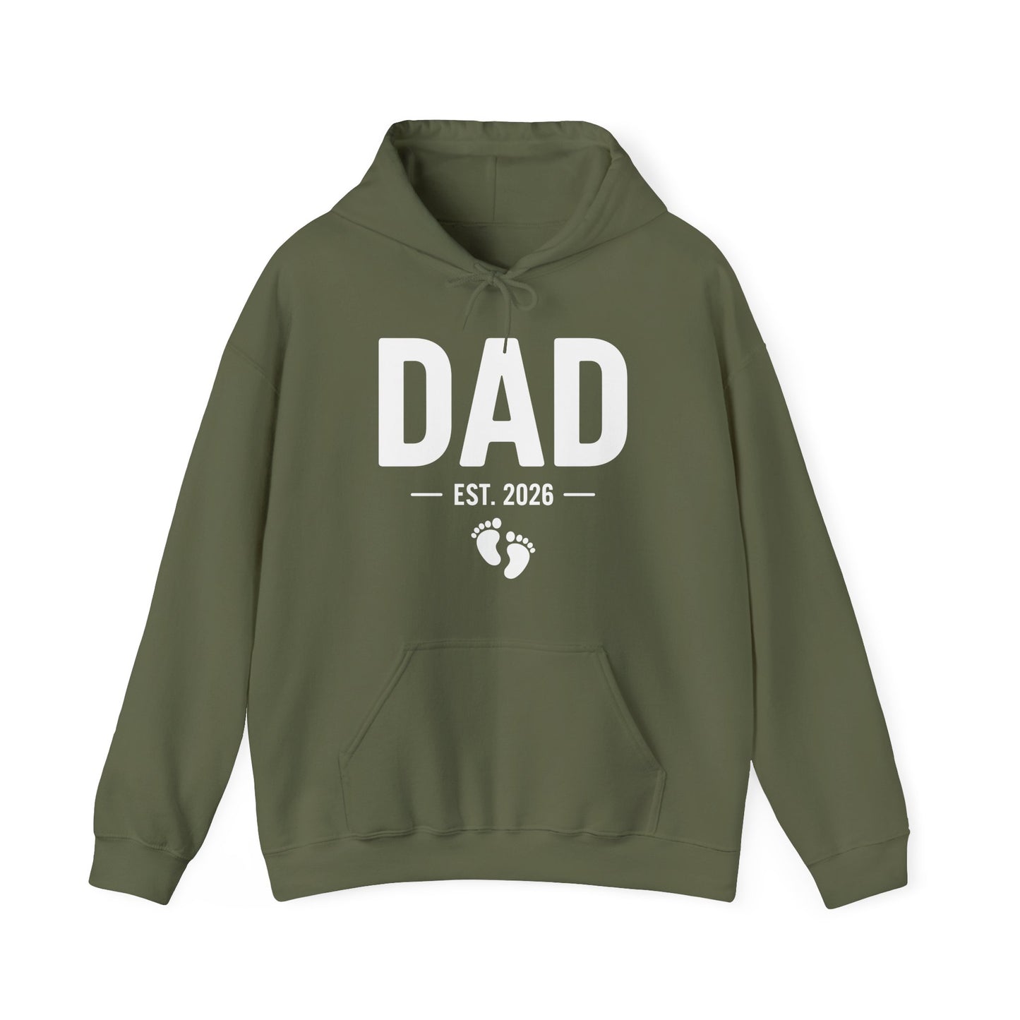 Funny Dad Est 2026 To Be Gifts First Time Dad New Daddy Hoodie For Men Women