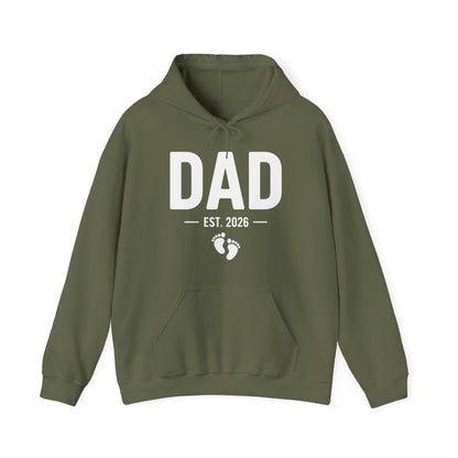 Funny Dad Est 2026 To Be Gifts First Time Dad New Daddy Hoodie For Men Women