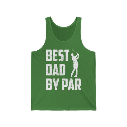 Best Dad by Par Fathers Day Daddy Golf Lover Golfer Gifts Tank Tops