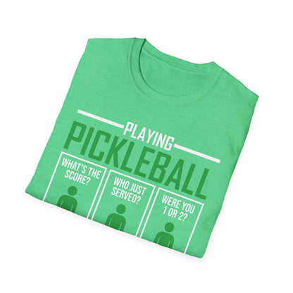 Funny Playing Pickleball Improves Memory Dink Player T-Shirt for Men Women