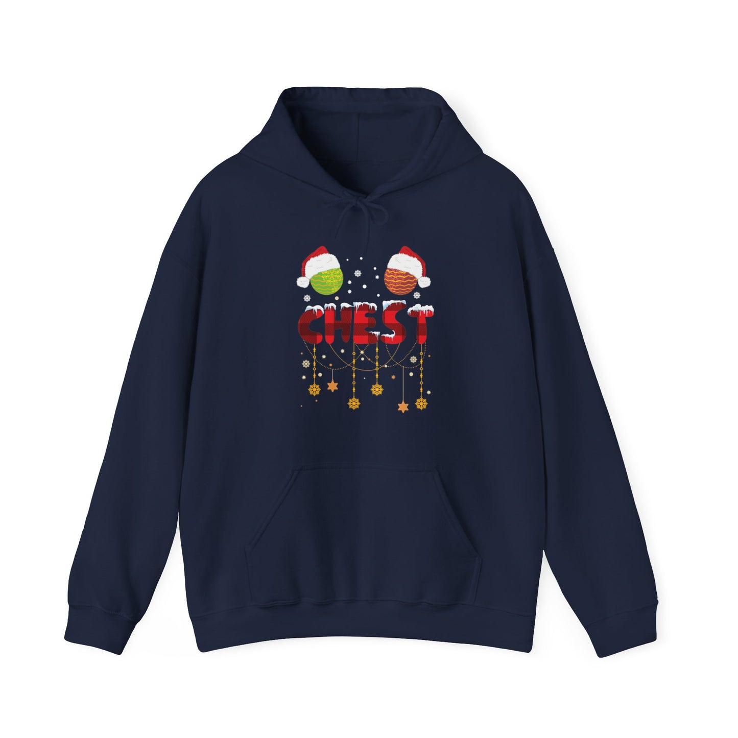 Chest Nuts Matching Chestnuts Funny Christmas Couples Chests Hoodie