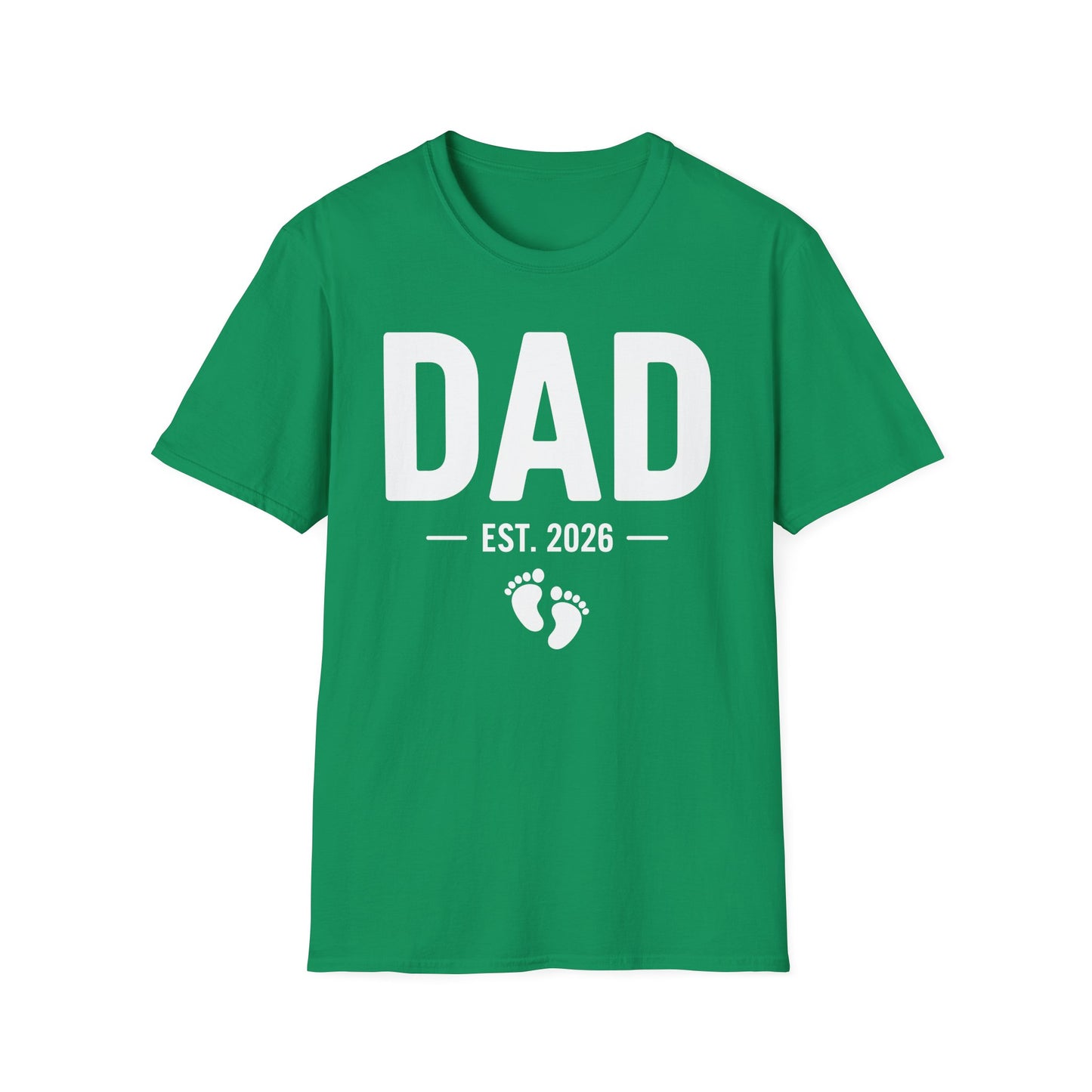 Funny Dad Est 2026 To Be Gifts First Time Dad New Daddy T-Shirt For Men