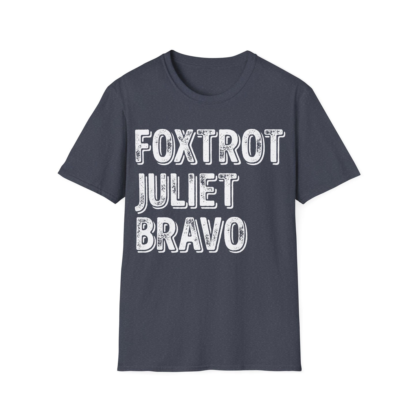 Retro Vintage Foxtrot Juliet Bravo T-Shirt For Men Women