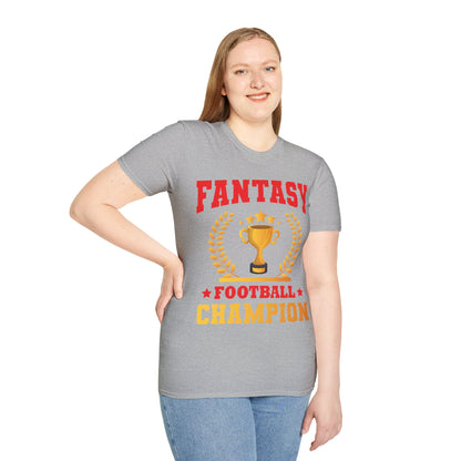 Funny Fantasy Football League Champion Footballer T-Shirt Men Women