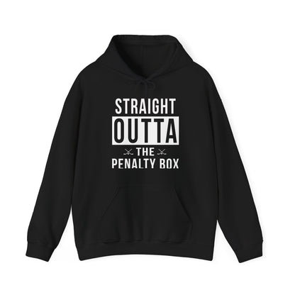 Funny Ice Hockey Straight Outta Penalty Box Hoodie For Men Women Hoodie