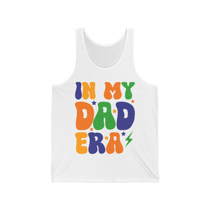 Funny Groovy In My Dad Era Funny Dad Father Daddy Era Tank Top For Men Tank Top