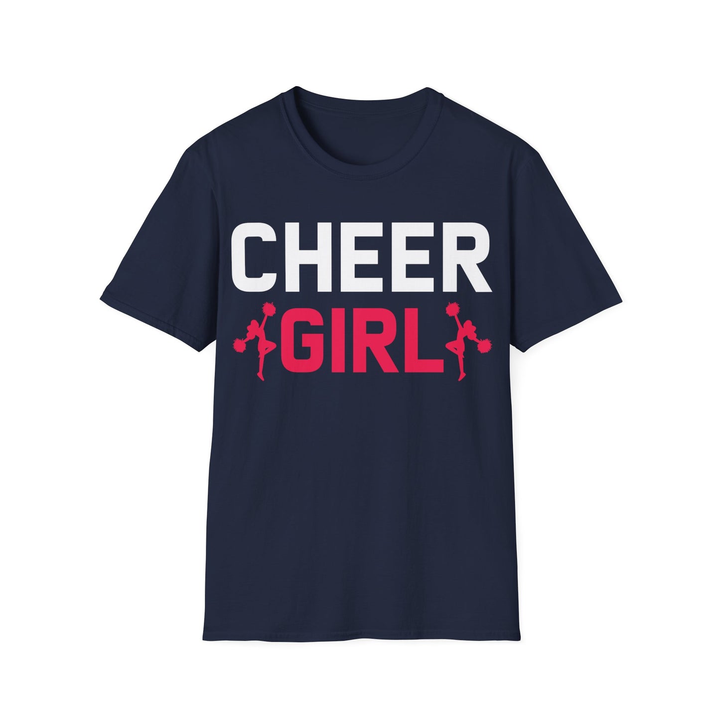 Funny Cheer Team Cheerleading Cheering Cheerleader T-Shirt For Women Girls T-Shirt