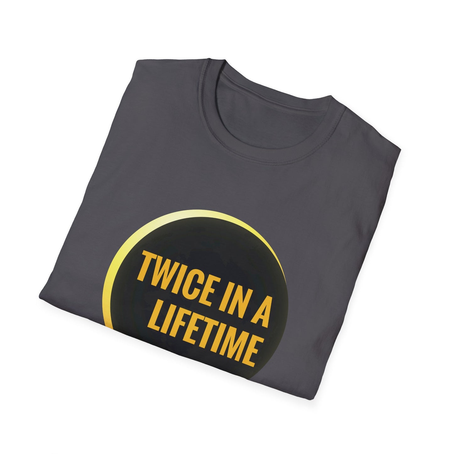 Solar Eclipse Shirt Twice in Lifetime 2024 Funny Solar Eclipse Shirt for Men Women