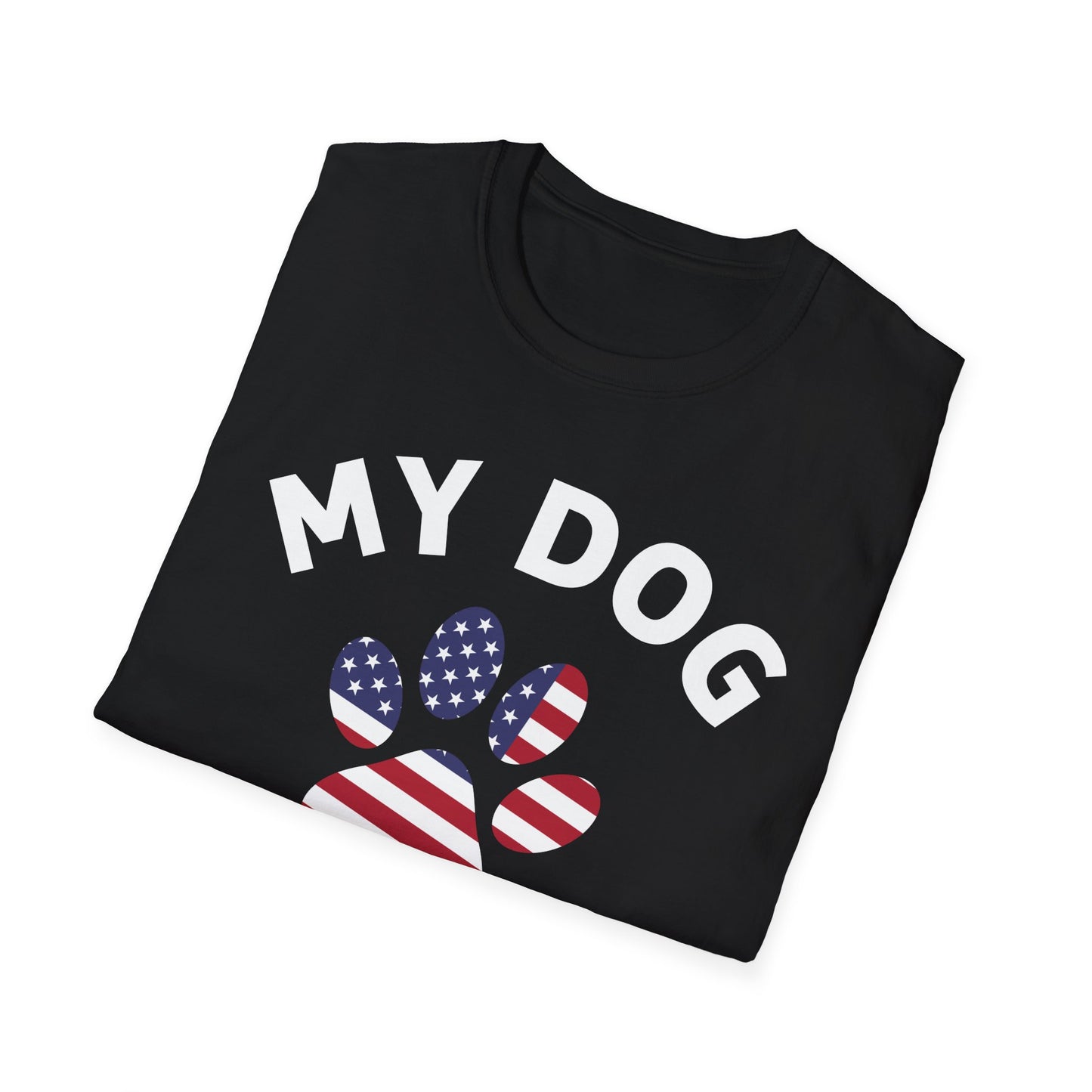 Funny My Dog is Smarter Than Your President Political Pet Novelty T-Shirt