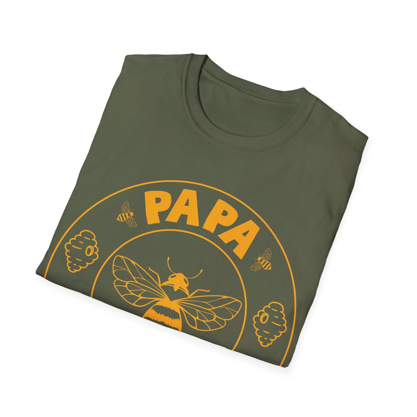 Papa Beekeeper Bee Whisperer Distressed Retro Beekeeping T-Shirt For Men Women T-Shirt