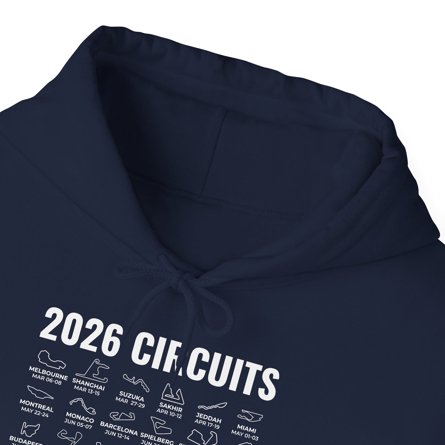 2026 Schedule Formula Racing Formula Car Retro Vintage Hoodie