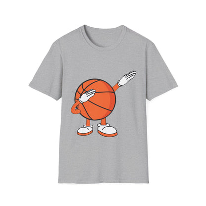 Funny Dabbing Basketball Dancing Ball Game In Shoes T-Shirt For Men Women T-Shirt