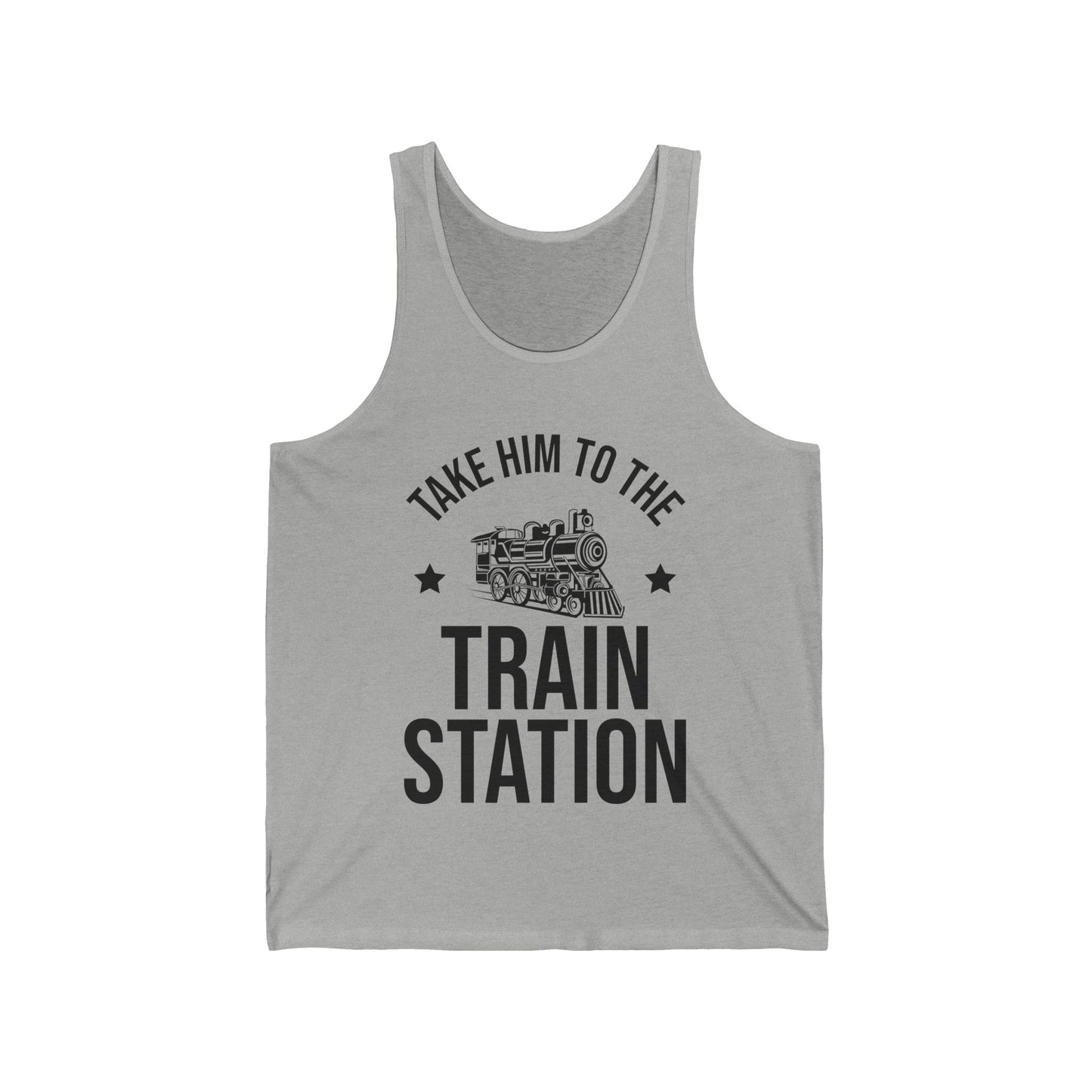 Take Him To The Train Station Platform Tank Top Men Women