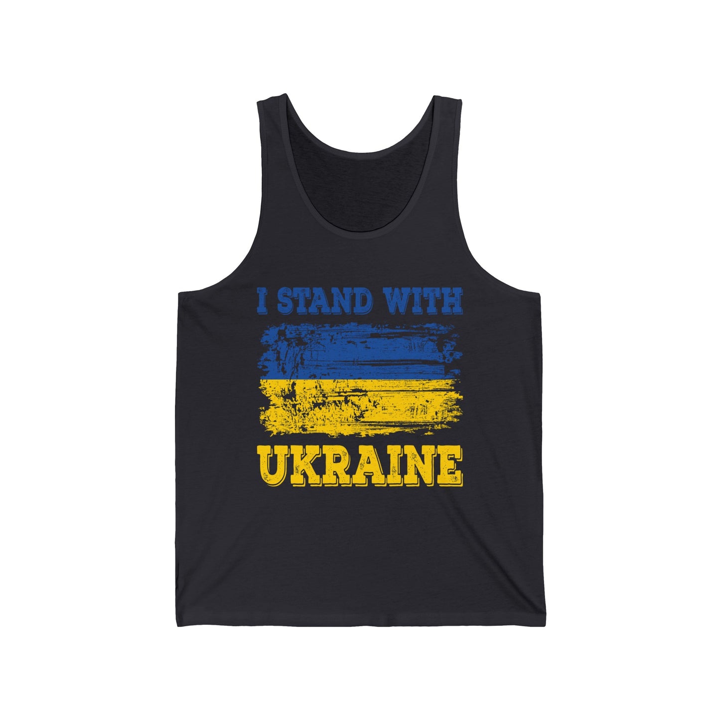 Save Ukraine Tank Tops Fist Support Stand with Ukraine Tank Tops For Men Women