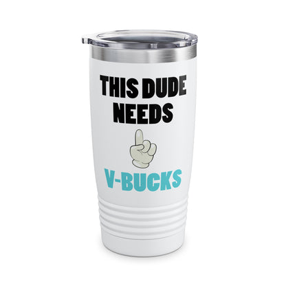 Will Work For Bucks Funny V RPG Gaming Youth Gifts for Bucks Tumbler For Gamers Tumbler