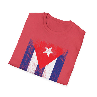 Cuba Distressed Vintage Cuba Flag Cuban T-Shirt For Men Women