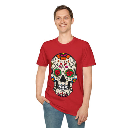 Sugar Skull Dia De Los Muertos Costume Halloween Day Of Dead T-Shirt