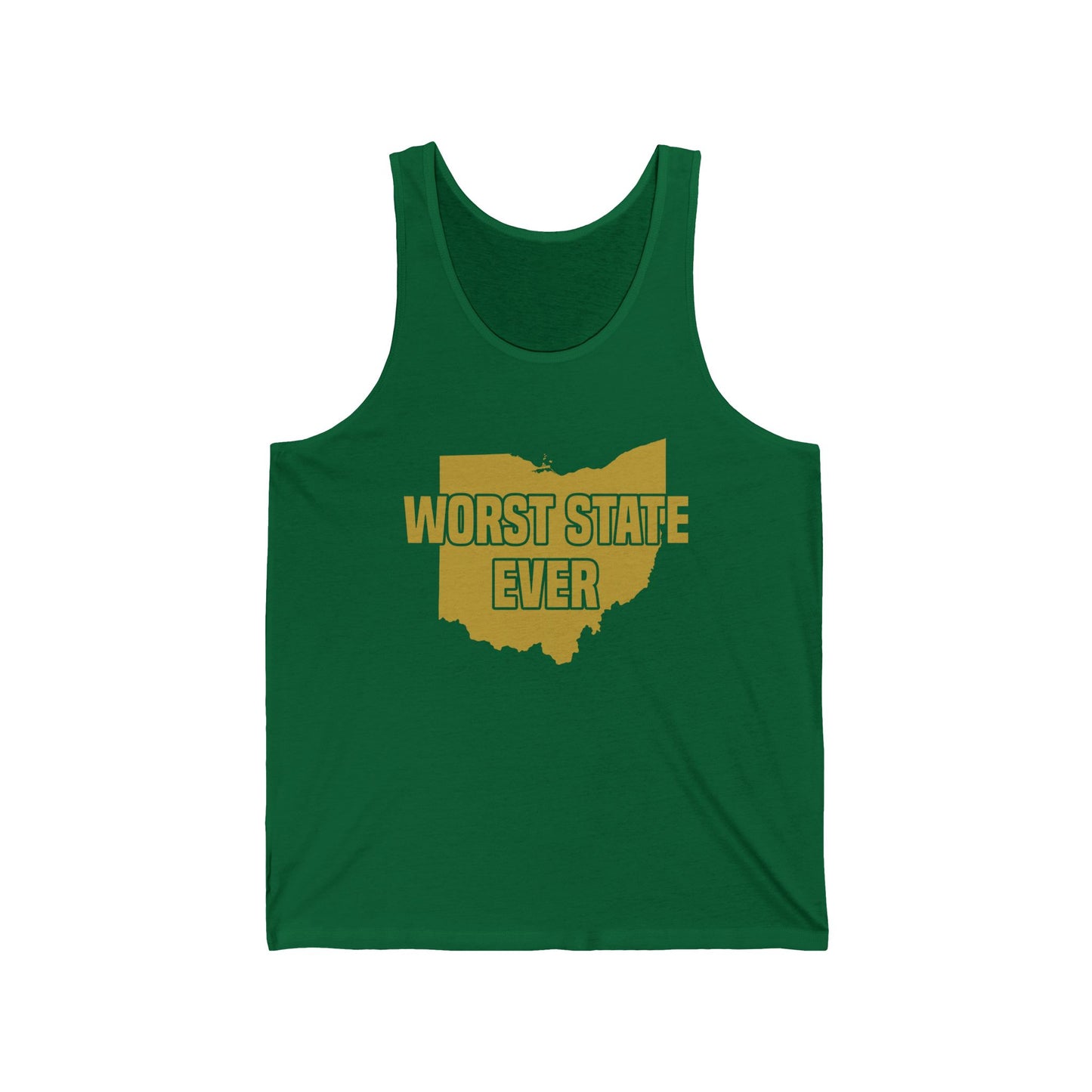 Worst State Ever Ohio Sucks Michigan Sports Fan Tank Tops For Men Women