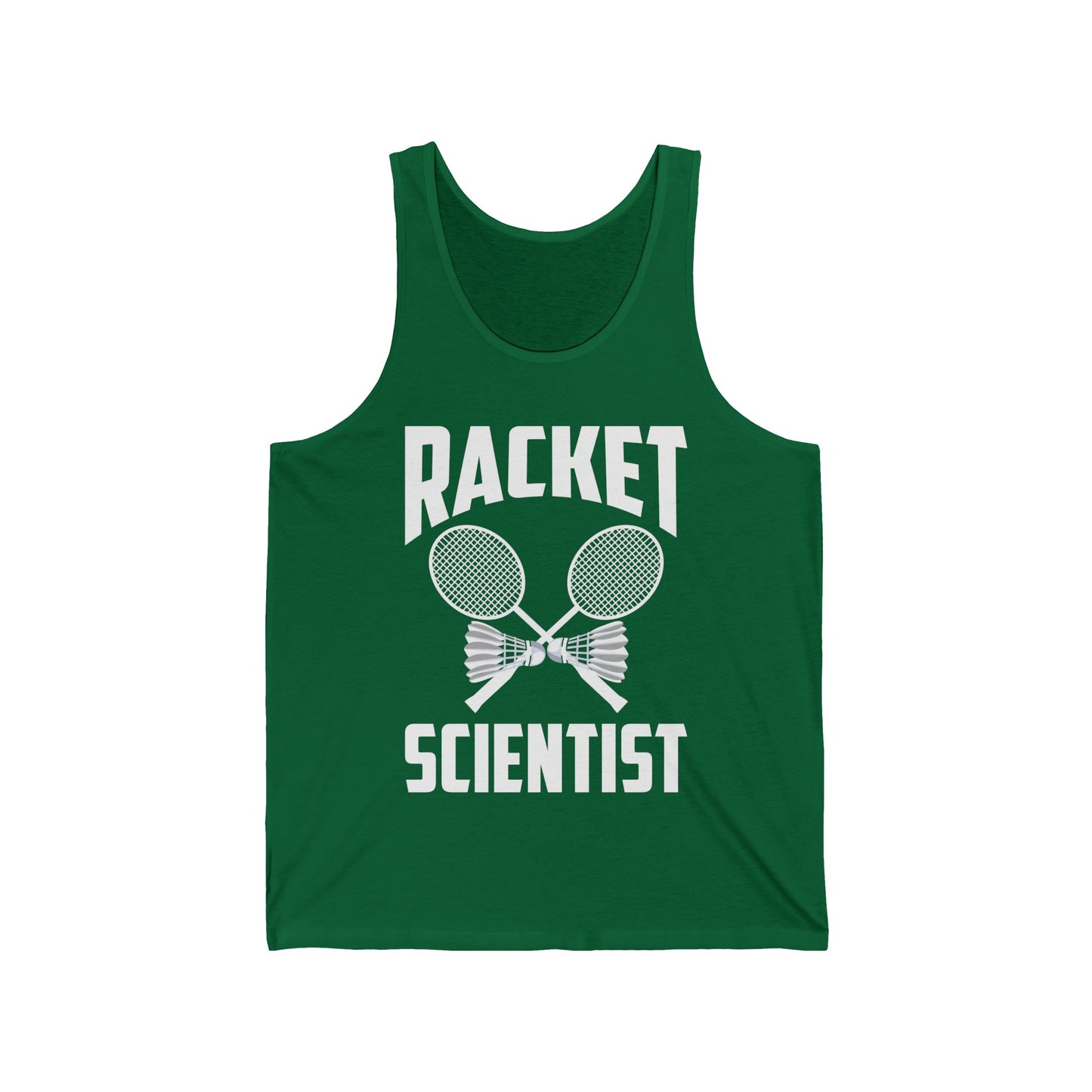 Funny Badminton Player Tank Tops Racket Scientist Badminton Gift Tank Tops for Men Women