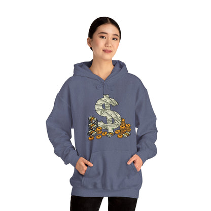 Cool As Dollar Bill Dollar Sign $$ Gift Hoodie For Men Women Hoodie