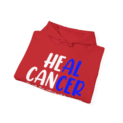 Colon Cancer Faith Bible Verse CRC Awareness Support Heal Family Hoodie For Men Women