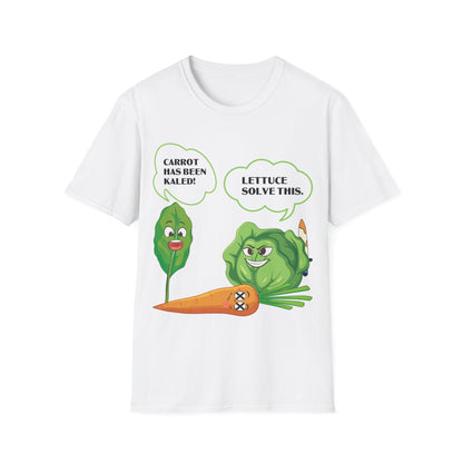 Lettuce Leaf Vegetable Funny Joke Vegetarian Vegant T-Shirt For Men Women