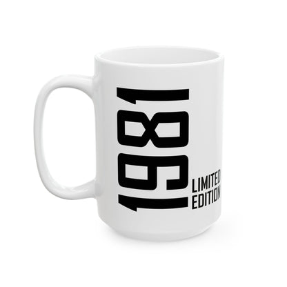 45 th Birthday 45 Years 1981 Gift Coffee Mug For Men Women