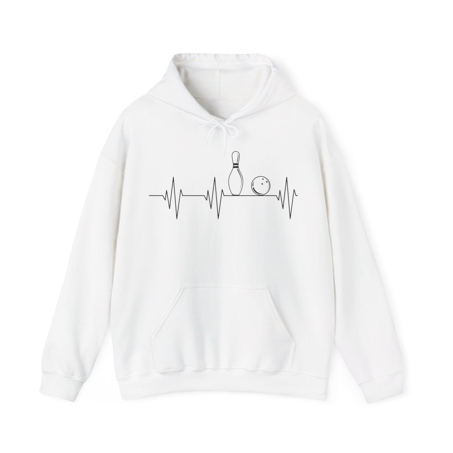 Funny Bowling Gift Cute EKG Bowlers League Hoodie For Men Women Hoodie