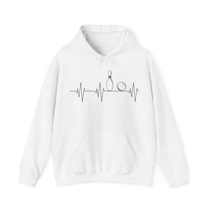 Funny Bowling Gift Cute EKG Bowlers League Hoodie For Men Women Hoodie